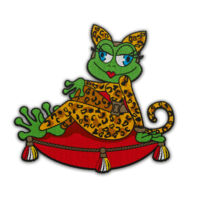 Embleem Panter Kikker